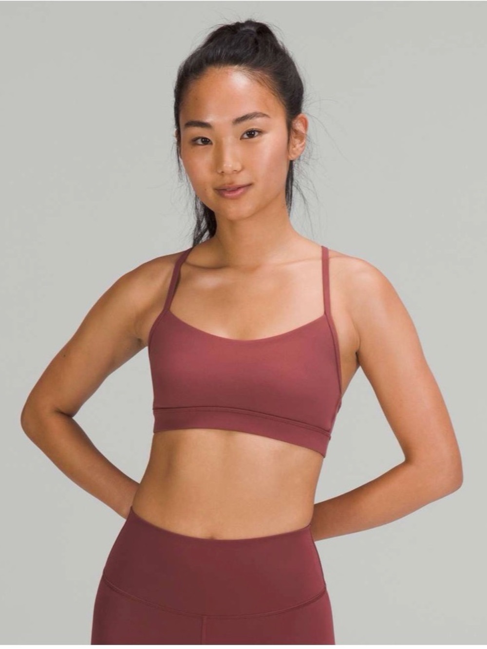 Lululemon Lunar New Year Flow Y Nulu Bra *Light Support, B/C Cup
Smoky Red